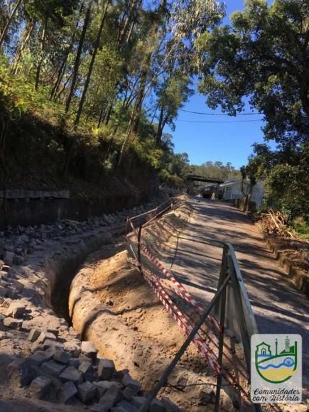 Ligação da rede pública de abastecimento de água, na Avenida de Novais em Sezures