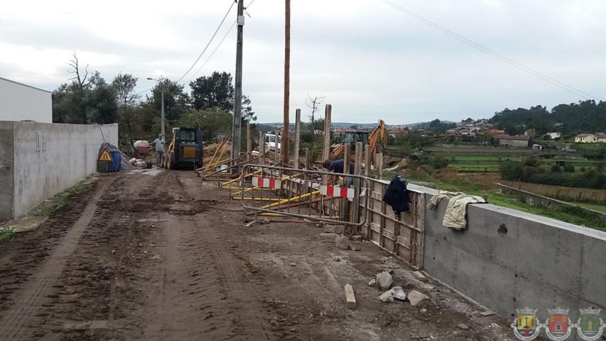 Obras de alargamento na Rua da Resistência 