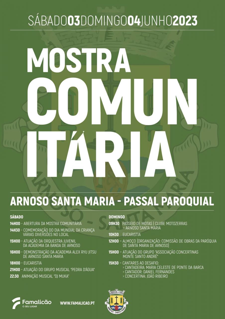 MOSTRA COMUNITÁRIA - Arnoso Santa Maria