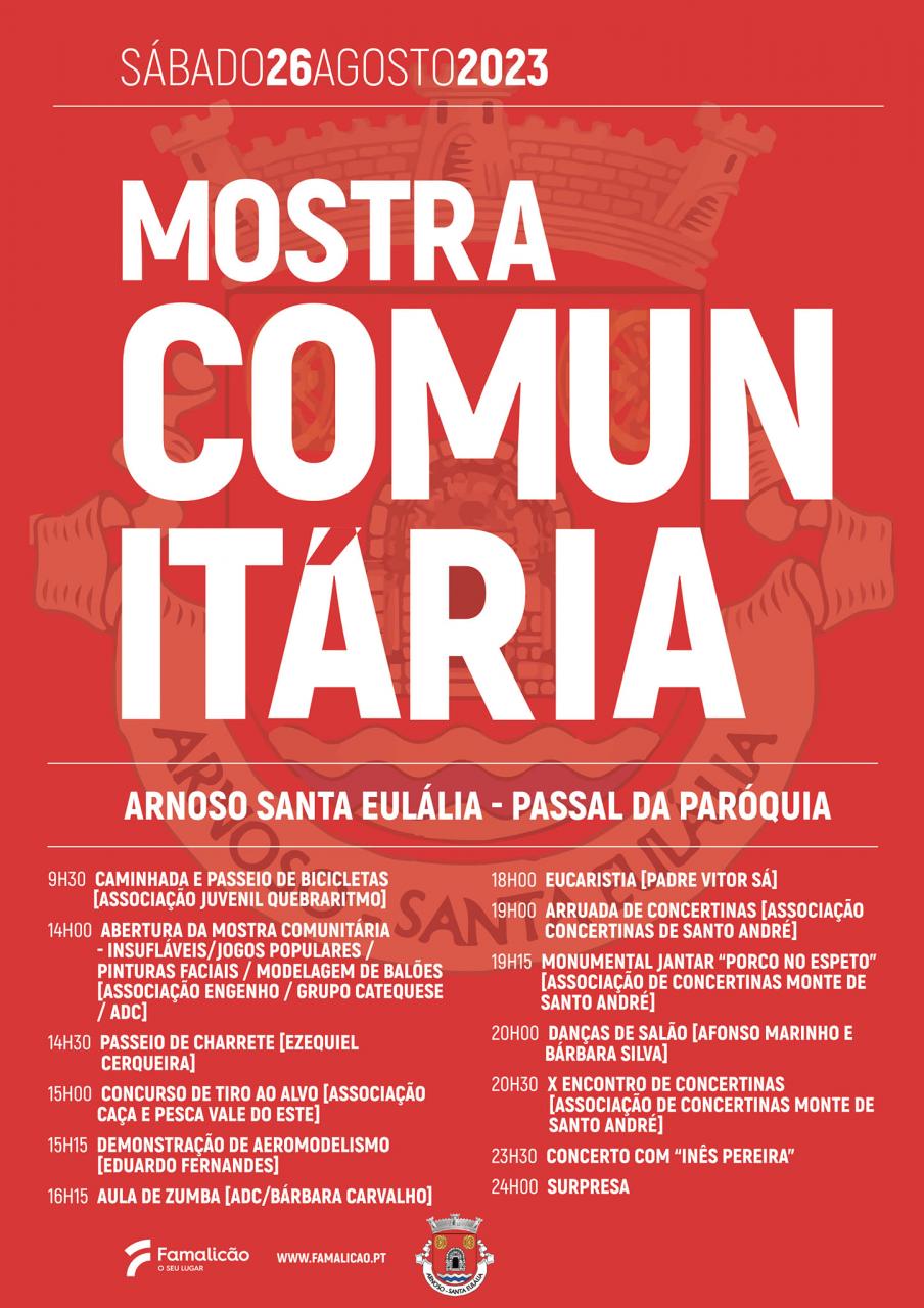 MOSTRA COMUNITÁRIA - Arnoso Santa Eulália