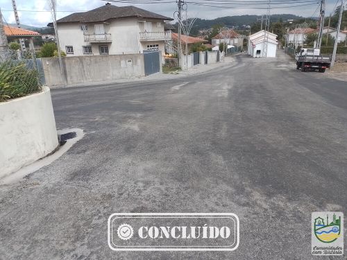 Pavimentação da Rua das Cruzes e do Largo Nossa Senhora do Fastio | Arnoso Santa Eulália