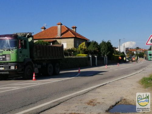 Rede de saneamento na Avenida Conde de Arnoso (parte norte) | Arnoso Santa Maria